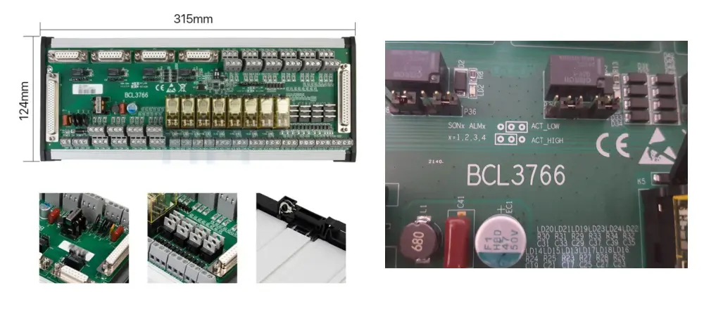 کارت خروجی BCL3766 کنترلر دستگاه لیزر