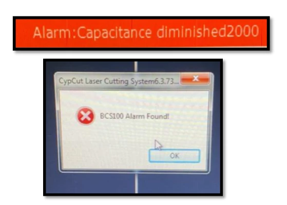 BCS100 alarm 