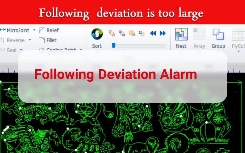 following deviation alarm