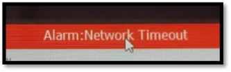 آلارم network timeout در نرم افزار سیپ کات