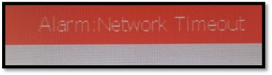 network timeout alarm