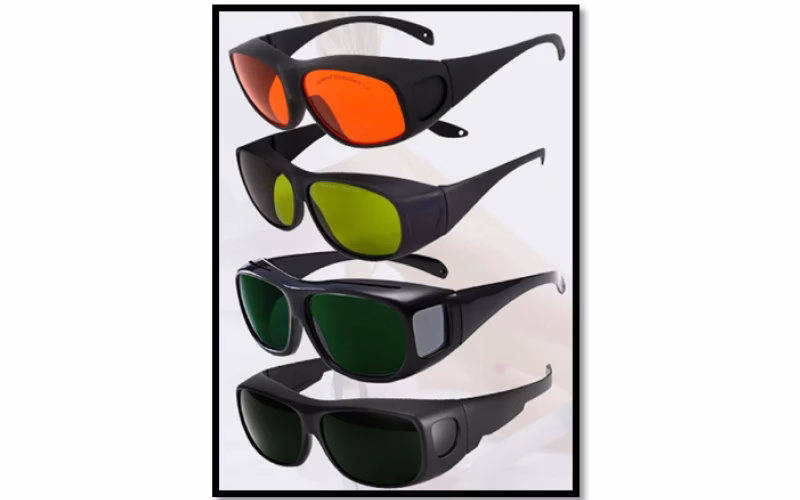 رنگ لنز در عینک های ایمنی