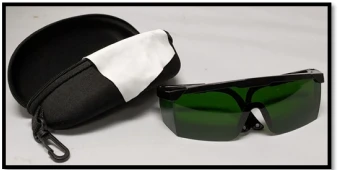 عینک دستگاه لیزر فایبر