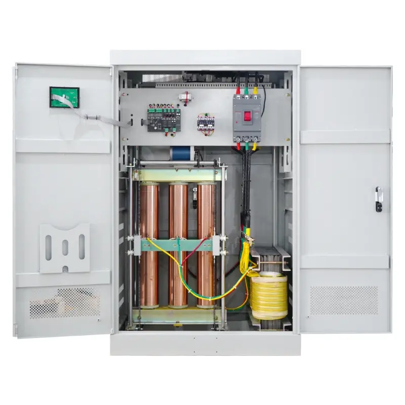 SBW F-100KVA استابلایزر 100 هزار، سه فاز، سروو موتور مدل SBW F-100KVA - تصویر 1